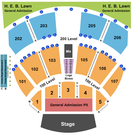 Germania Insurance Amphitheater Suicideboys Seating Chart